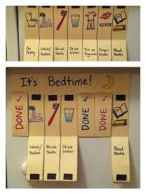 Integrated Learning Strategies - HOMEMADE BEDTIME SCHEDULE FOR KIDS CAN BE  A POWERFUL VISUAL REMINDER Having a child draw their own bedtime schedule  may eliminate the struggle some parents experience when it's time for bed